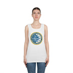 Unisex Heavy Cotton Tank Top - Navy - USS Dwight D. Eisenhower (CVN-69) - Operations Department wo txt