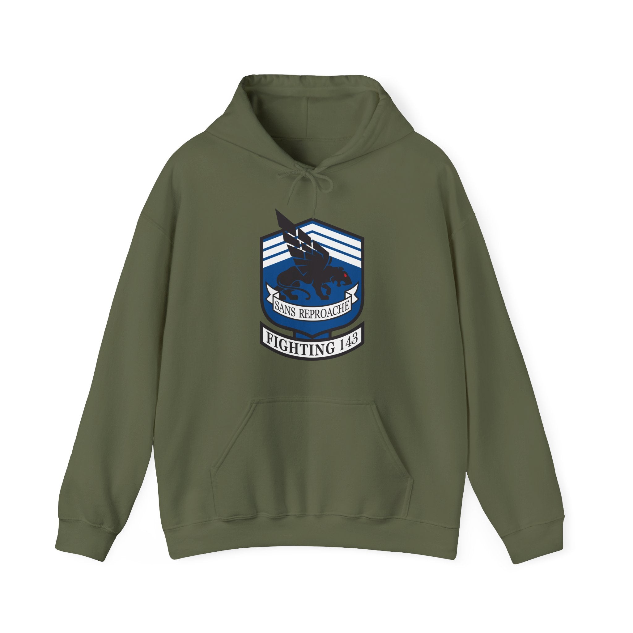 Unisex Heavy Blend™ Hoodies - Navy - Strike Fighter Squadron 143 (VFA-143) wo txt