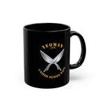 Black Mug (11oz, 15oz) - Navy - Rate - Yeoman (YN)