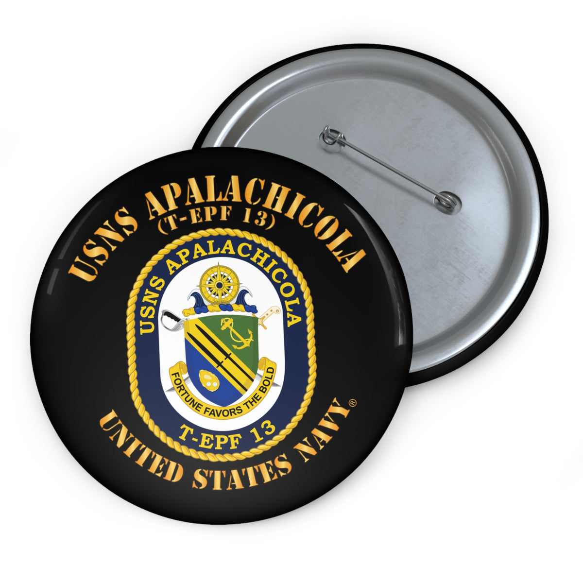 Pin Button - Navy - USNS Apalachicola (T-EPF 13)