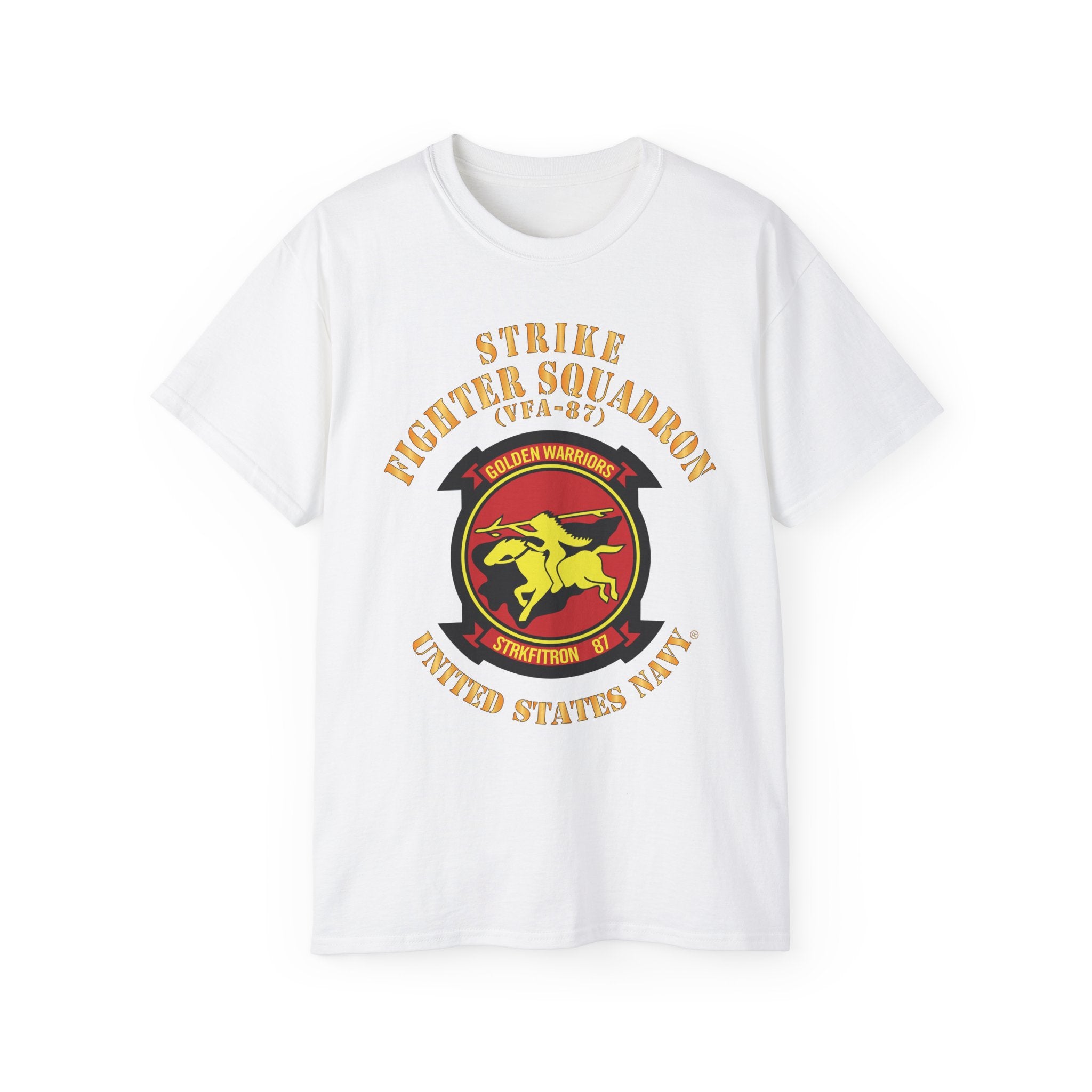 Unisex Ultra Cotton T-Shirt - Navy - Strike Fighter Squadron 87 (VFA-87)