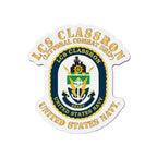Die-Cut Magnet - Navy - LCS Classron (Littoral Combat Ship)