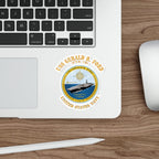 Die-Cut Vinyl Sticker - Navy - USS Gerald R. Ford (CVN-78)