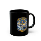 Black Mug (11oz, 15oz) - NAVY - Naval Air Warfare Center - Coronado - Crest - with Scene - 3D - Enhanced