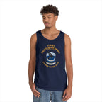 Unisex Heavy Cotton Tank Top - Navy - Strike Fighter Squadron 143 (VFA-143)