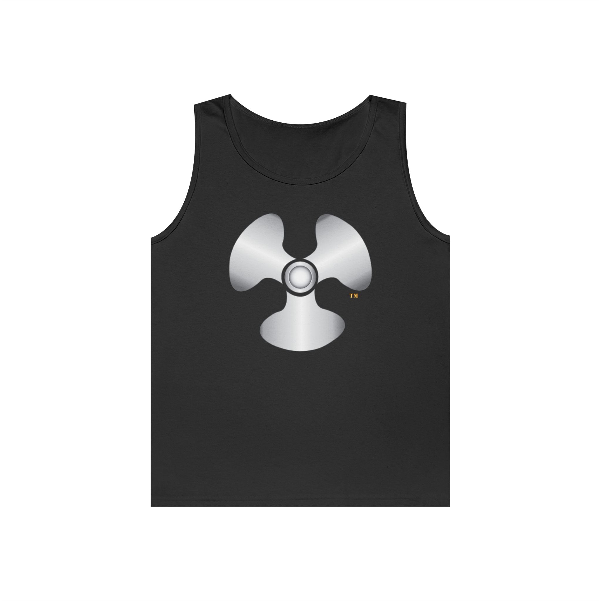 Unisex Heavy Cotton Tank Top - Navy - Rate - Machinists Mate (MM) wo txt