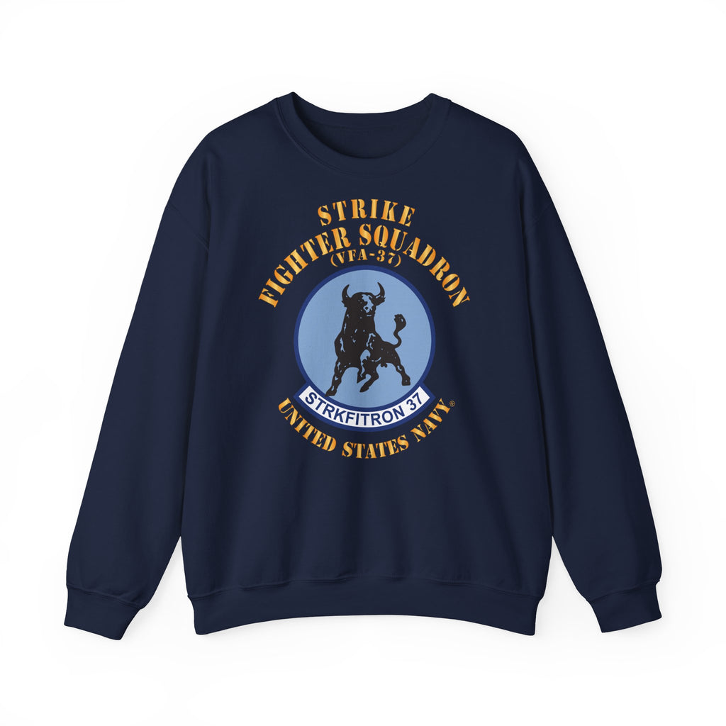 Unisex Heavy Blend™ Crewneck Sweatshirt - Navy - Strike Fighter Squadron 37 (VFA-37)