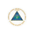 Kiss-Cut Vinyl Decal - Navy - Commander, Patrol and Reconnaissance Group - CPRG X 300