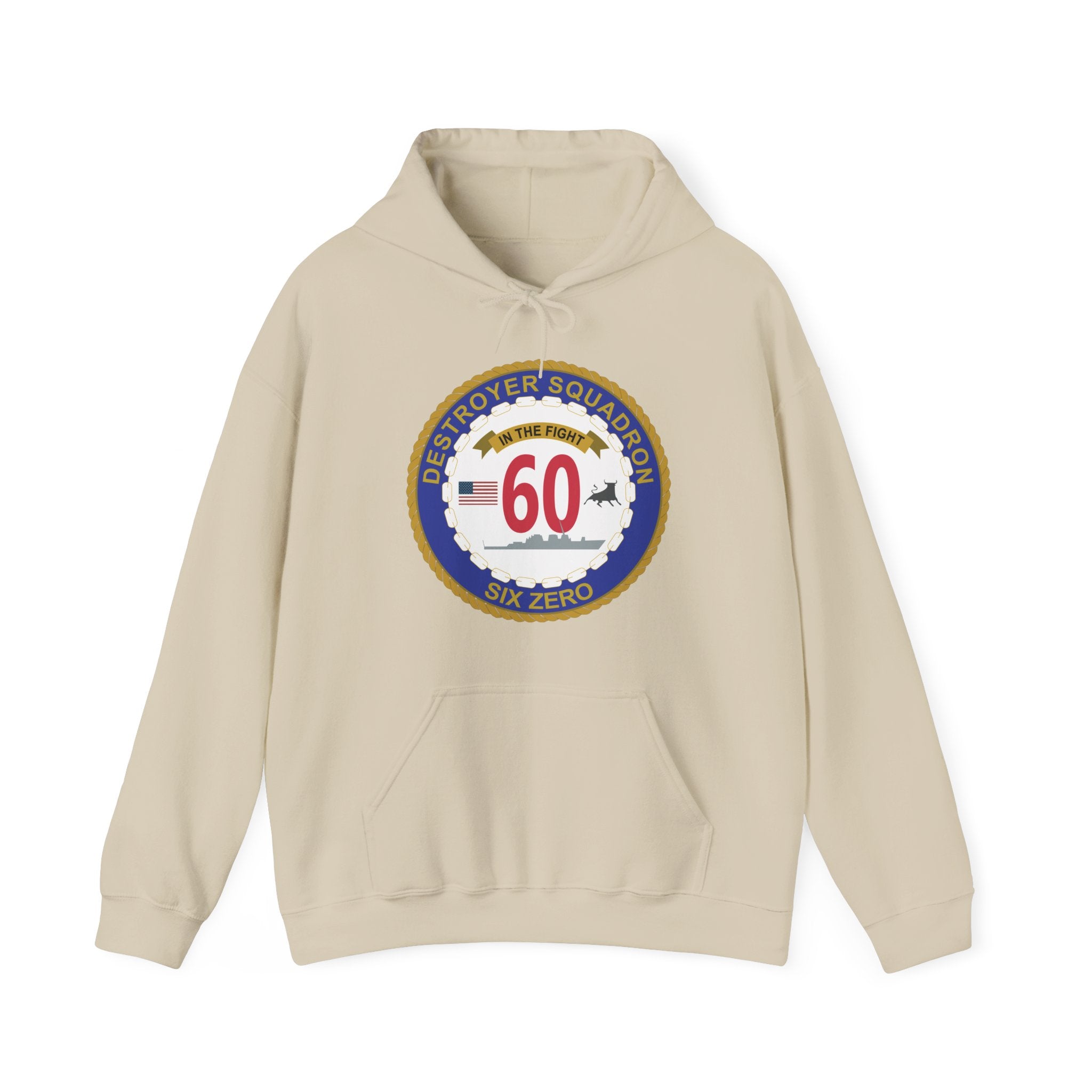 Unisex Heavy Blend™ Hoodies - Navy - Destroyer Squadron 60 wo txt