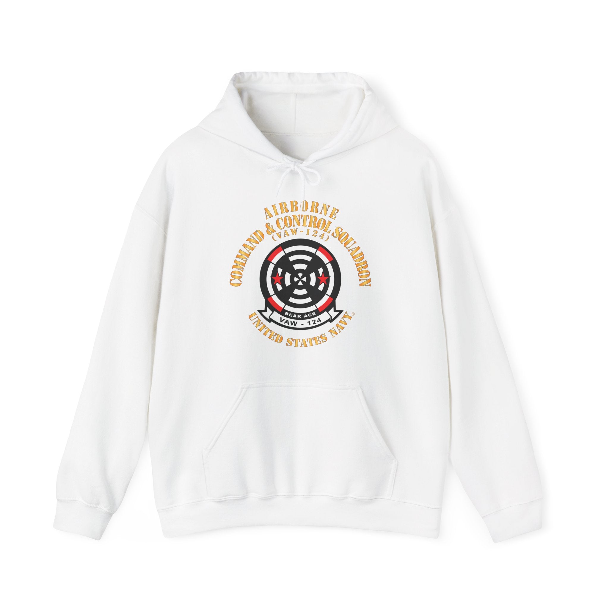 Unisex Heavy Blend™ Hoodies - Navy - Airborne Command & Control Squadron 124 (VAW-124)