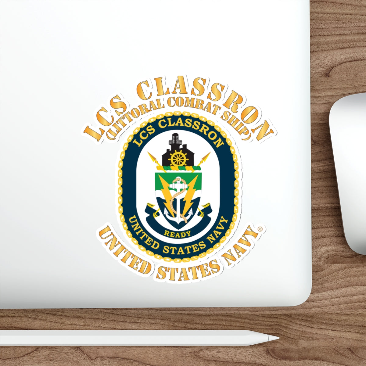 Die-Cut Vinyl Sticker - Navy - LCS Classron (Littoral Combat Ship)