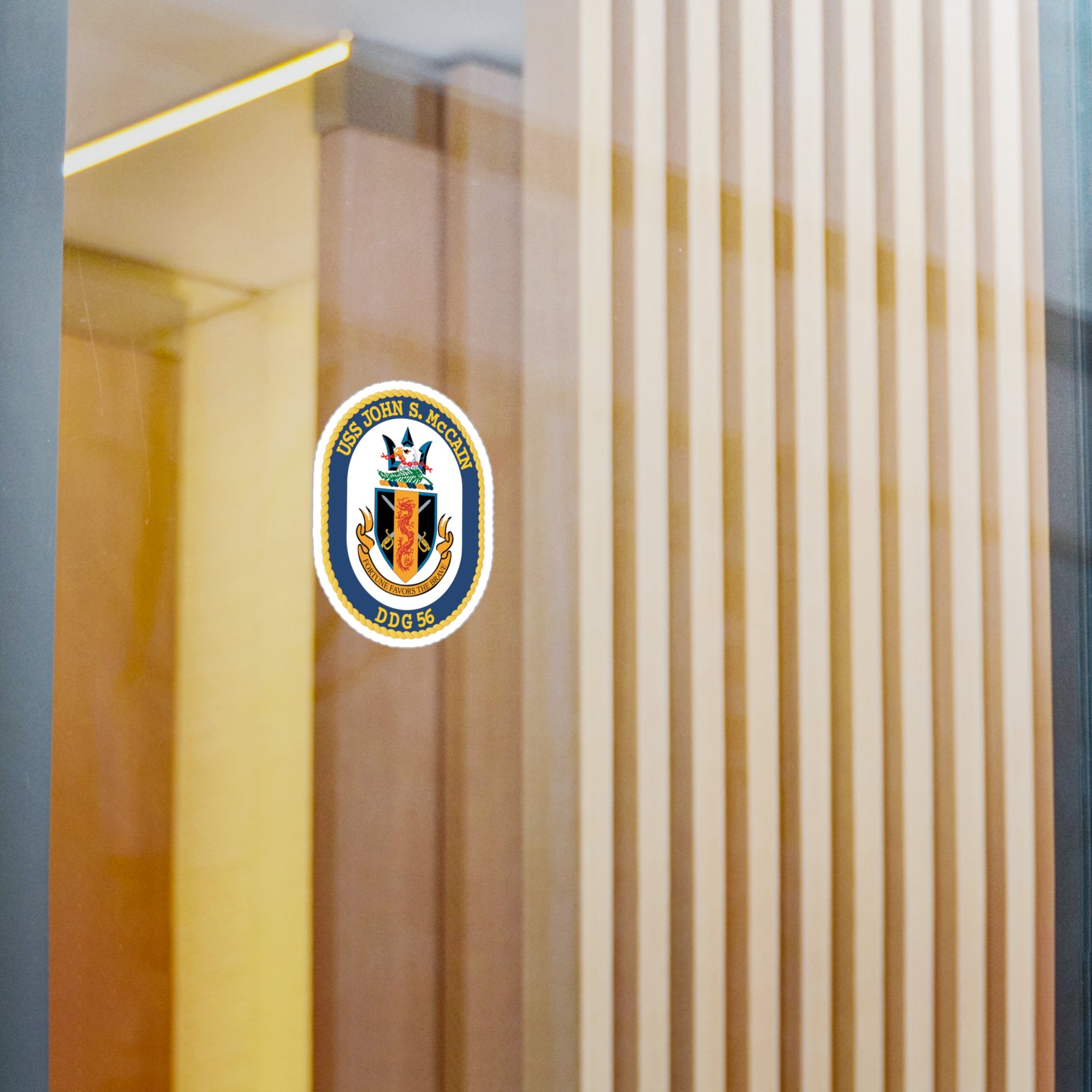 Kiss-Cut Vinyl Decal - Navy - USS John S. McCain (DDG-56) wo txt