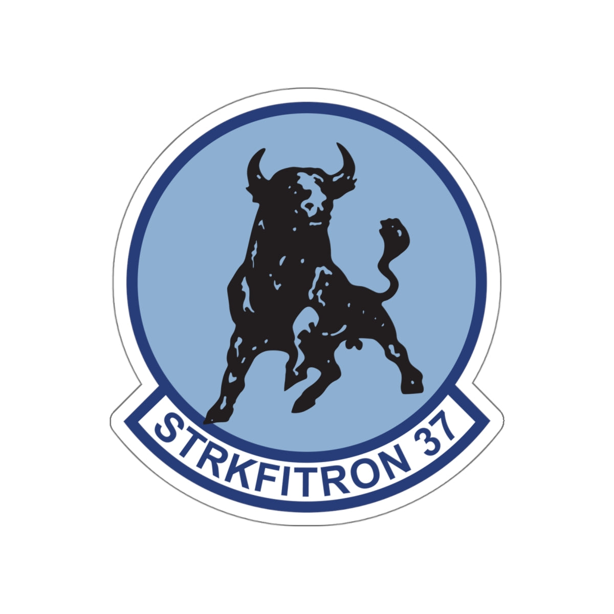 Die-Cut Vinyl Sticker - Navy - Strike Fighter Squadron 37 (VFA-37) wo txt