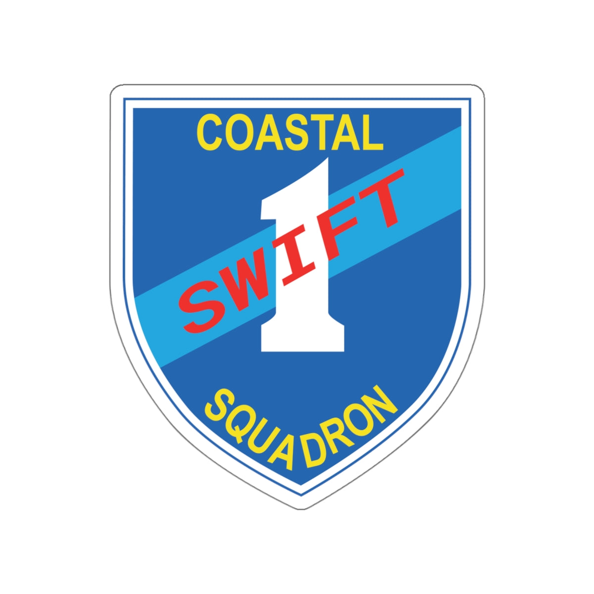 Die-Cut Vinyl Sticker - Coastal Squadron One (Blue) - SSI wo Txt X 300