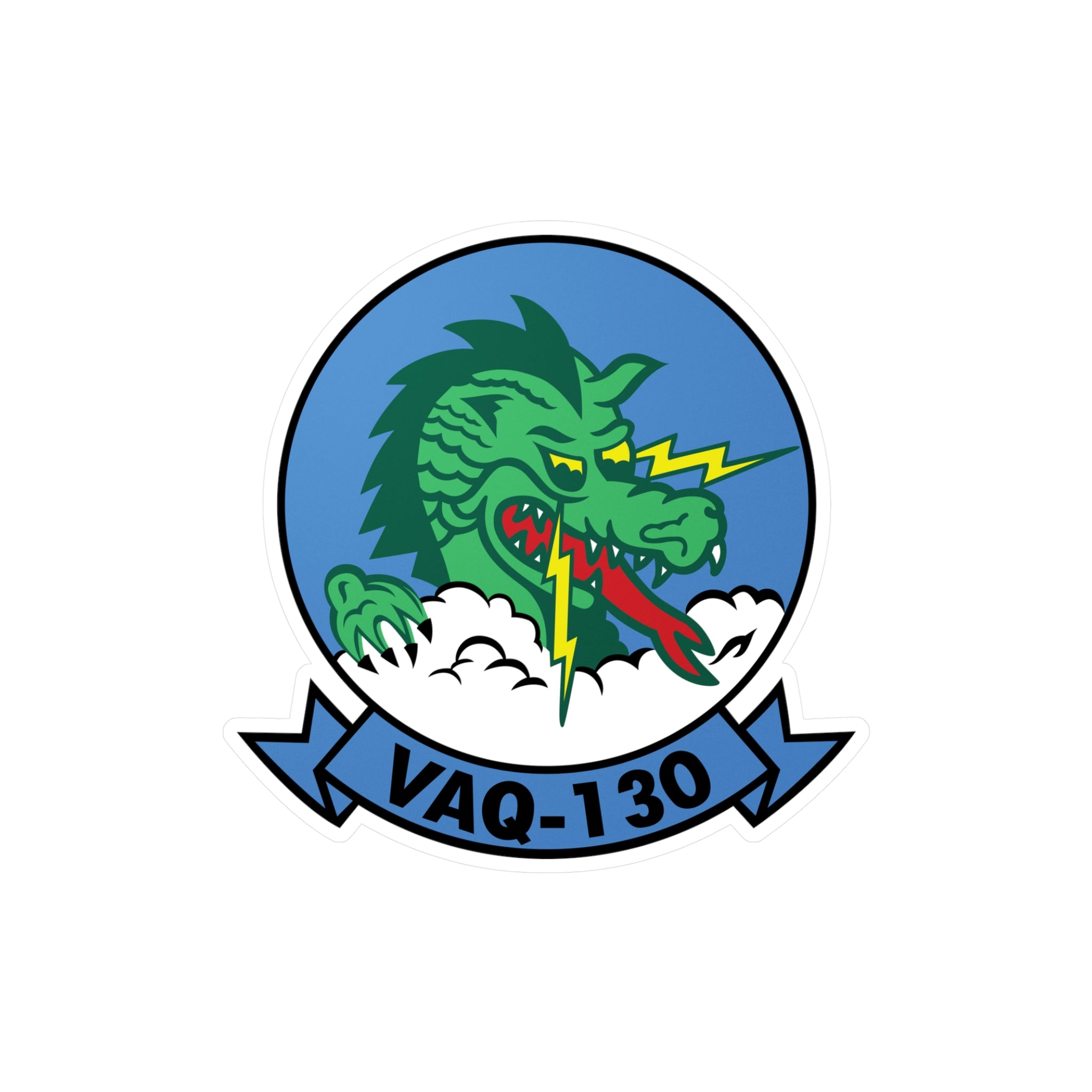 Kiss-Cut Vinyl Decal - Navy - Electronic Attack Squadron 130 (VAQ-130) wo txt
