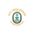 Kiss-Cut Vinyl Decal - Navy - USNS Amelia Earhart (T-AKE 6)