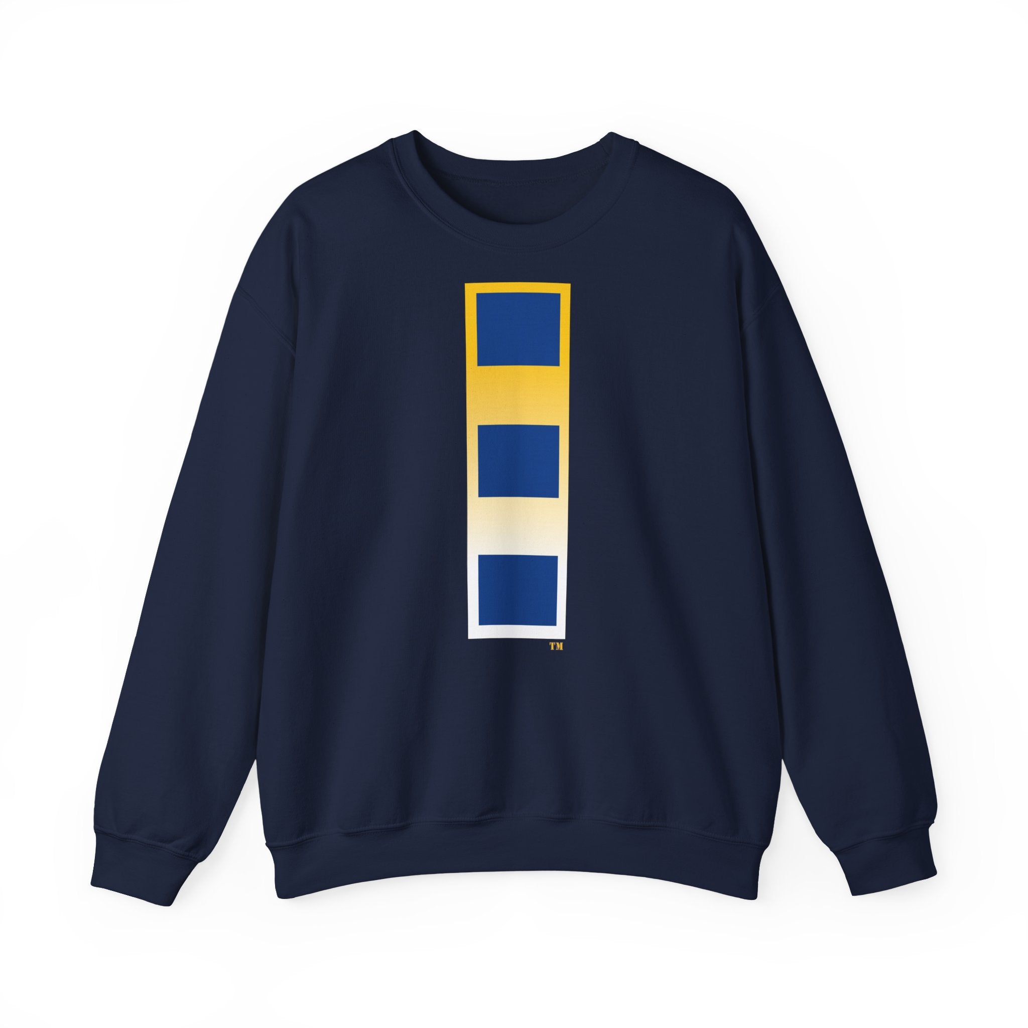 Unisex Heavy Blend™ Crewneck Sweatshirt - Navy - Chief Warrant Officer 2 - CW02 wo txt