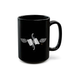Black Mug (11oz, 15oz) - Navy - Rate - Aviation Maintenance Administrationman (AZ) wo txt