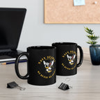 Black Mug (11oz, 15oz) - Navy - Navy SeaBee - w Wrench and Hammer X 300