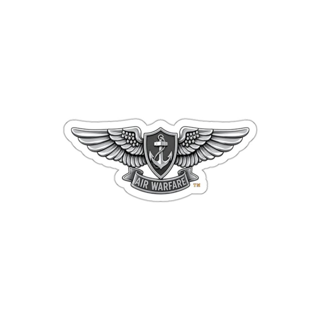 Die-Cut Vinyl Sticker - Navy - Badge - Enlisted Aviation Warfare Specialist wo txt