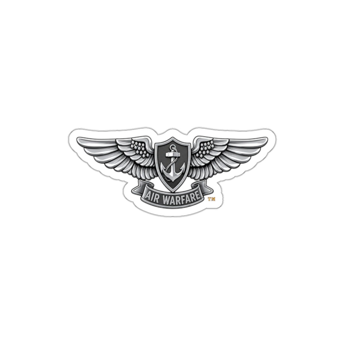 Die-Cut Vinyl Sticker - Navy - Badge - Enlisted Aviation Warfare Specialist wo txt