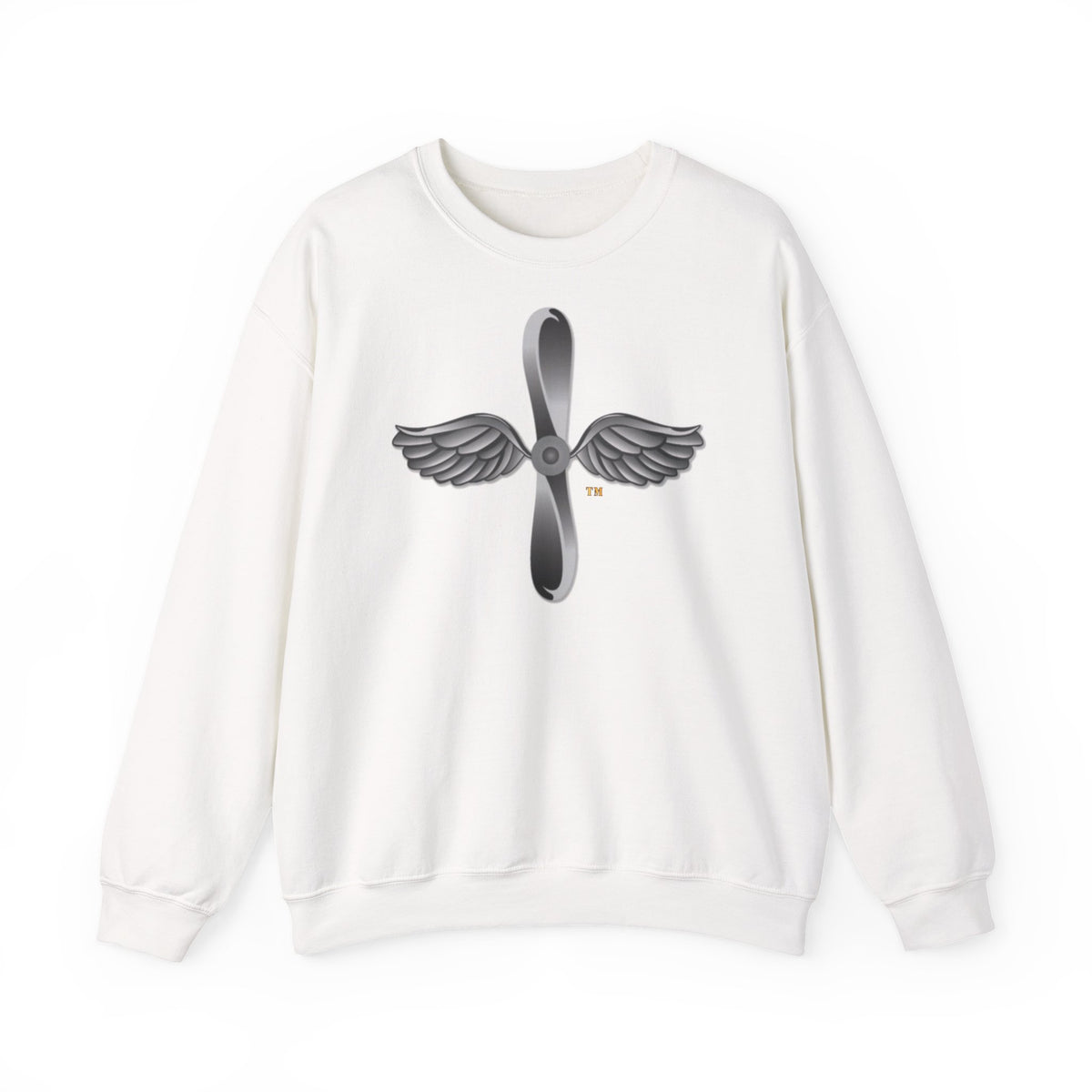 Unisex Heavy Blend™ Crewneck Sweatshirt - Navy - Rate - Aviation Machinist's Mate (AD) wo txt
