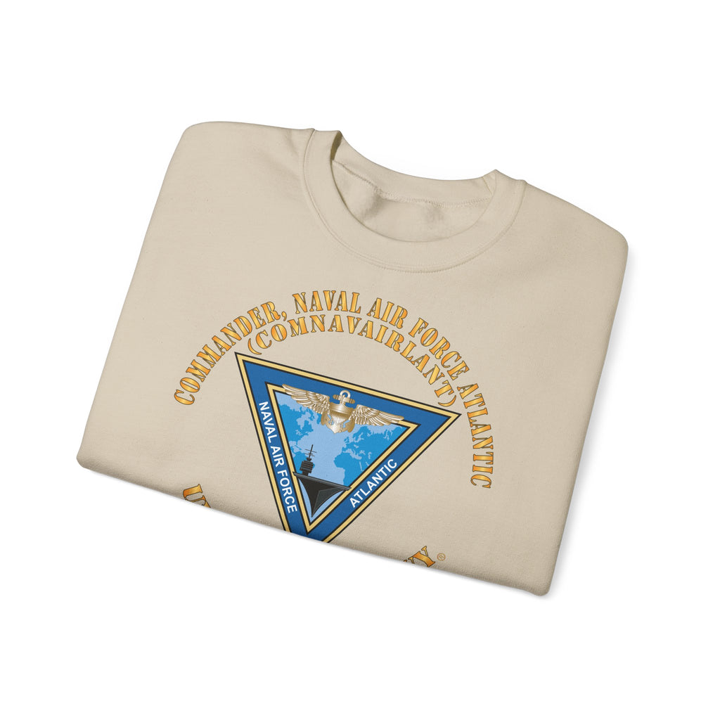 Unisex Heavy Blend™ Crewneck Sweatshirt - Navy - Commander, Naval Air Force Atlantic - COMNAVAIRLANT