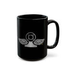 Black Mug (11oz, 15oz) - Navy - Rate - Air Traffic Controller (ATC) wo txt