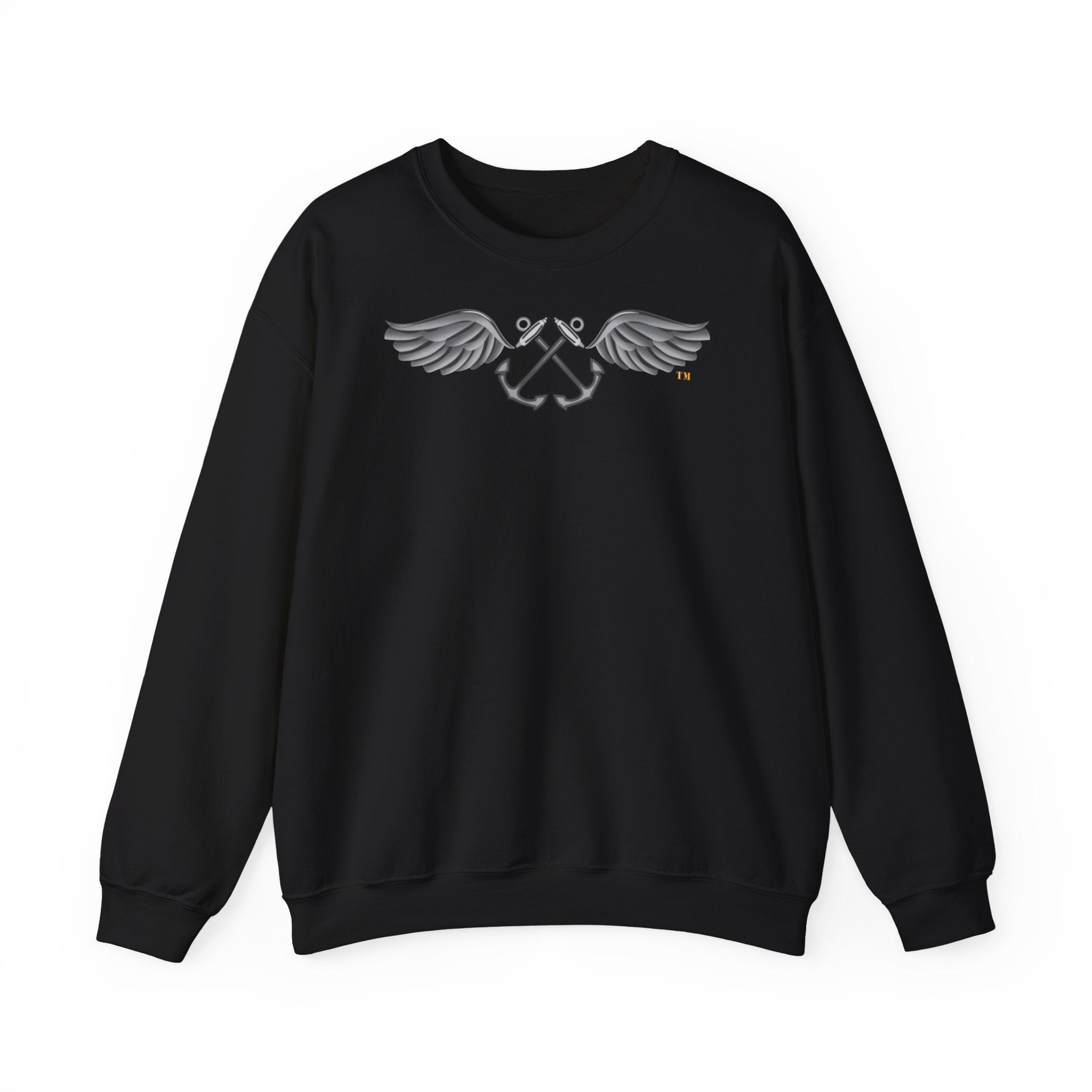 Unisex Heavy Blend™ Crewneck Sweatshirt - Navy - Rate - Aviation Boatswain's Mate (AB) wo txt X 300