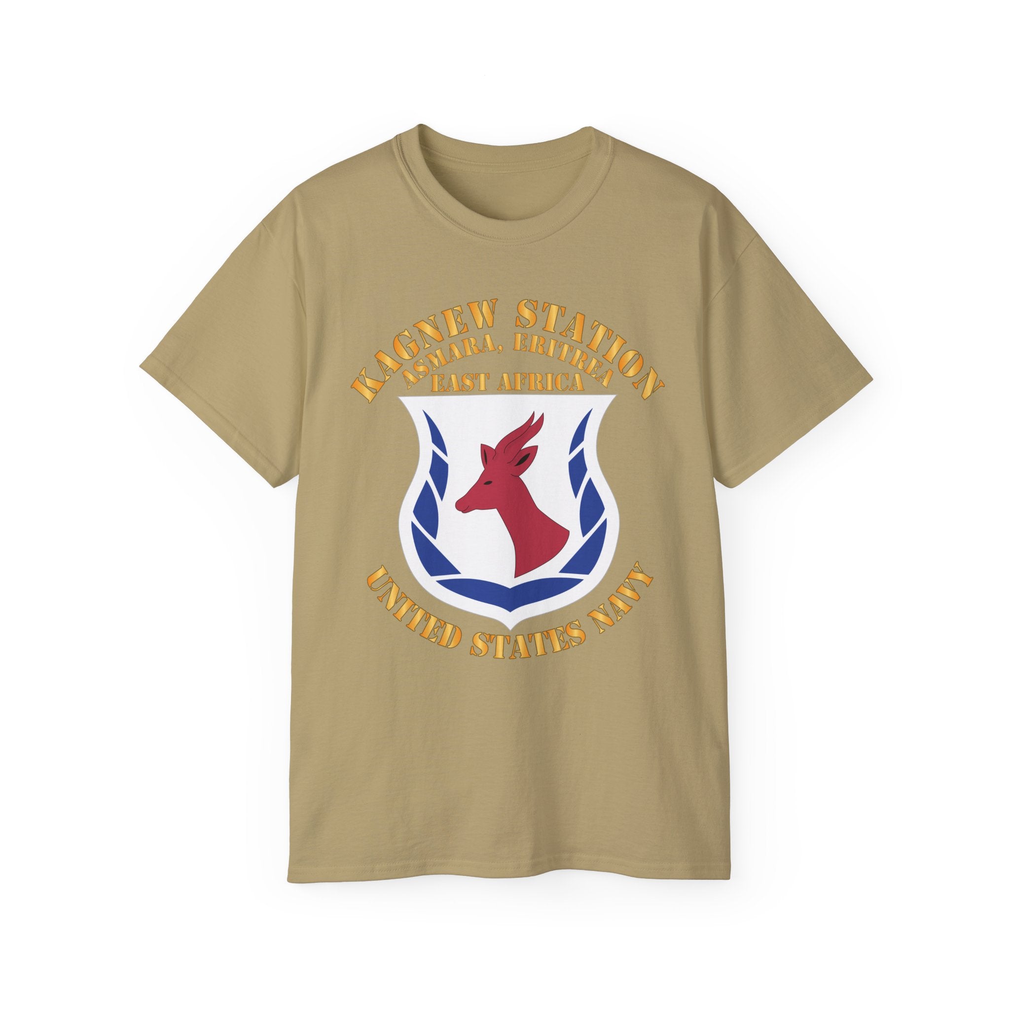 Unisex Ultra Cotton T-Shirt - Navy - Kagnew Station - Asmara, Eritrea - East Africa X 300