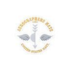 Kiss-Cut Vinyl Decal - Navy - Aerographers Mate (AG) X 300
