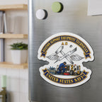 Die-Cut Magnet - Navy - Rate - Aviation Support Equipment Technician (AS) with Scene - 3D - Enhanced