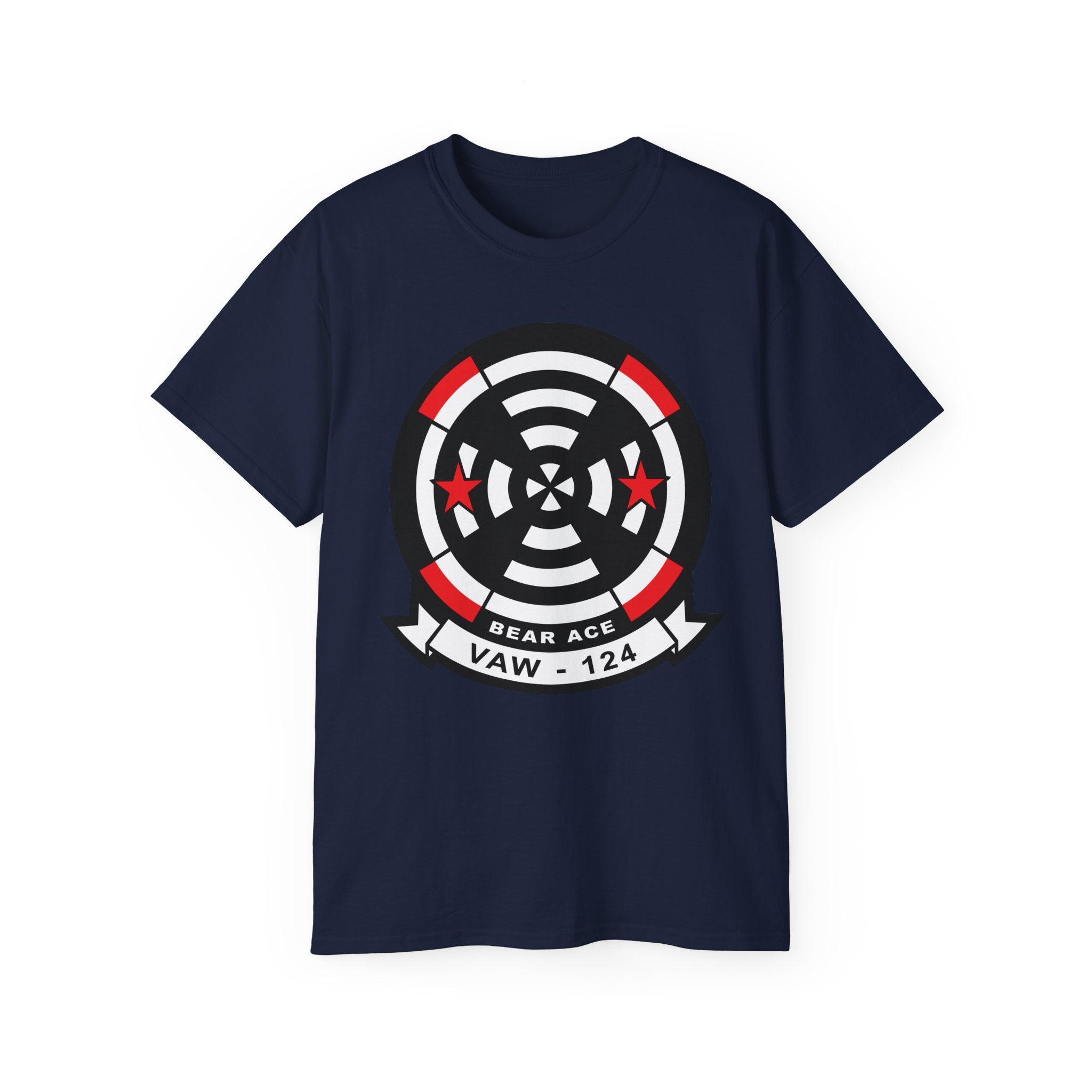 Unisex Ultra Cotton T-Shirt - Navy - Airborne Command & Control Squadron 124 (VAW-124) wo txt
