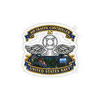 Die-Cut Vinyl Sticker - Navy - Rate - Air Traffic Controller (AC) - Shipboard Version  3D - Enhanced
