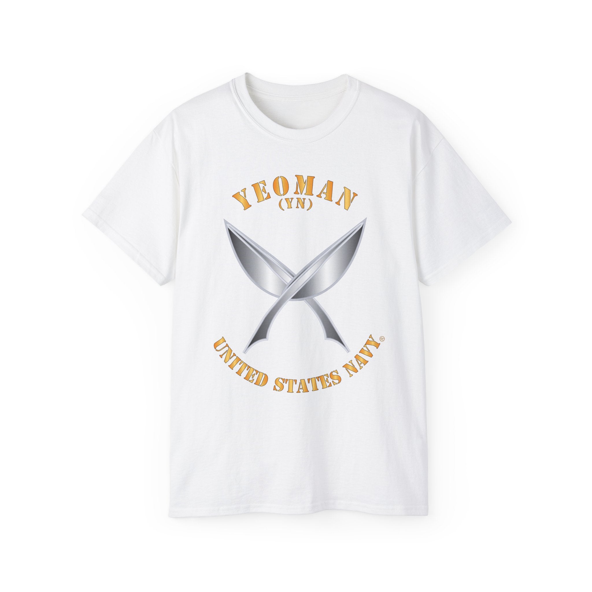 Unisex Ultra Cotton T-Shirt - Navy - Rate - Yeoman (YN)