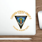 Die-Cut Vinyl Sticker - Navy - Carrier Strike Group 3 (CSG-3)