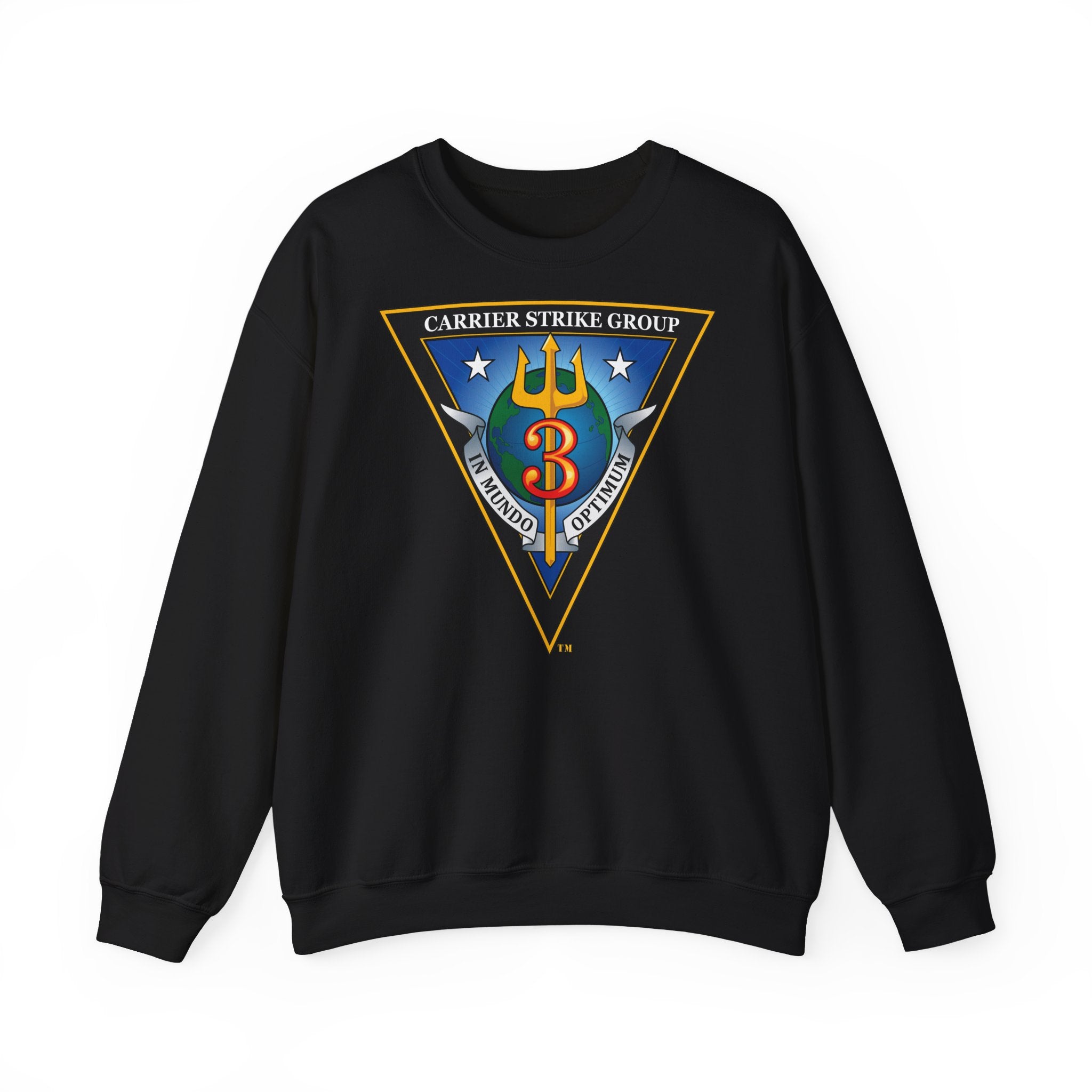 Unisex Heavy Blend™ Crewneck Sweatshirt - Navy - Carrier Strike Group 3 (CSG-3) wo txt