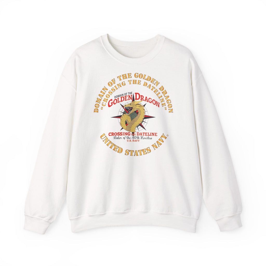 Unisex Heavy Blend™ Crewneck Sweatshirt - Navy - Domain of the Golden Dragon