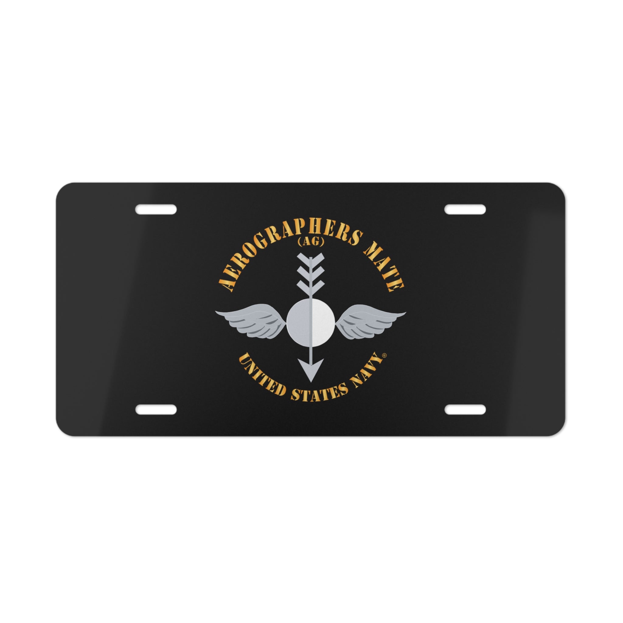Vanity License Plate - Navy - Aerographers Mate (AG) X 300