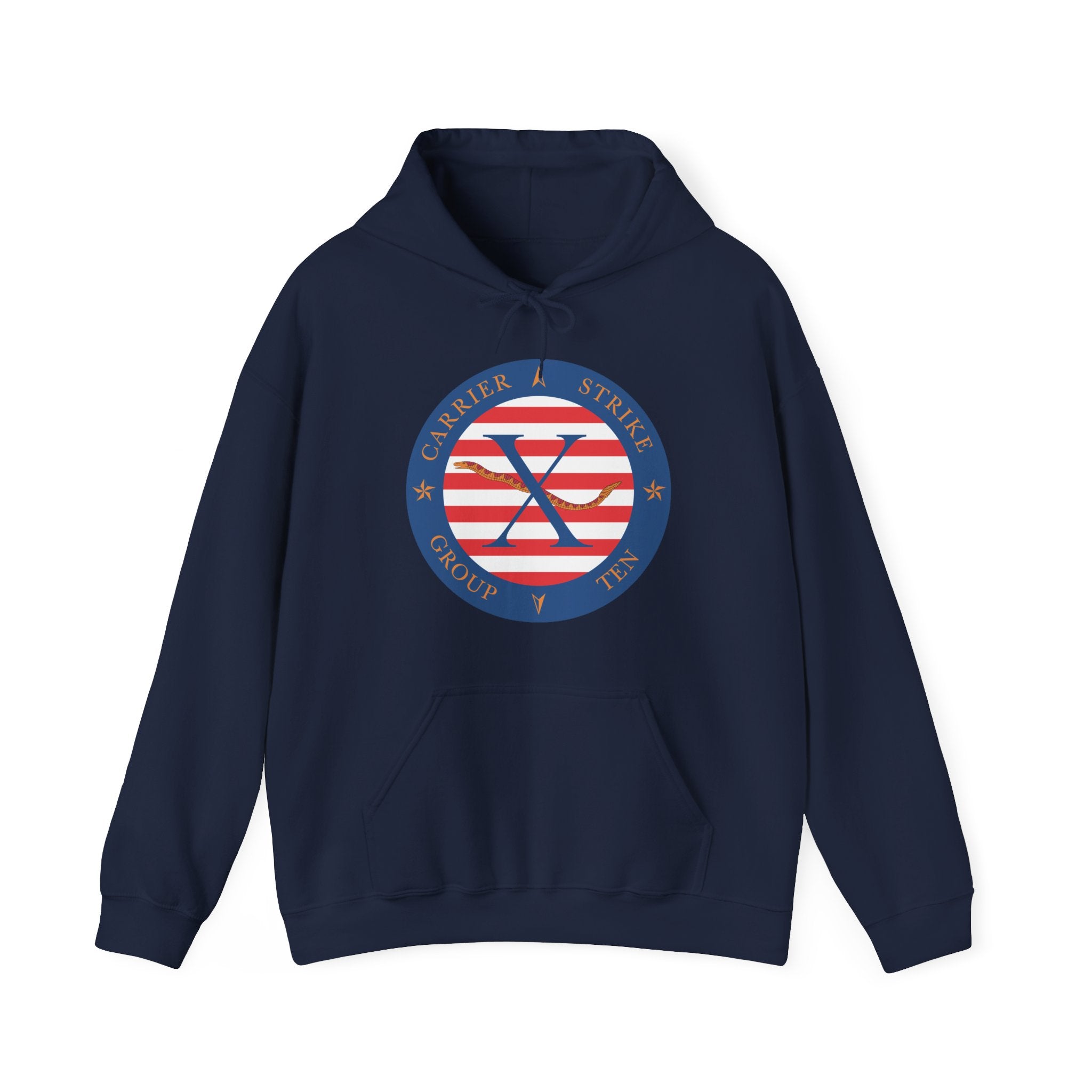 Unisex Heavy Blend™ Hoodies - Navy - Carrier Strike Group 10 (CSG-10) wo Txt