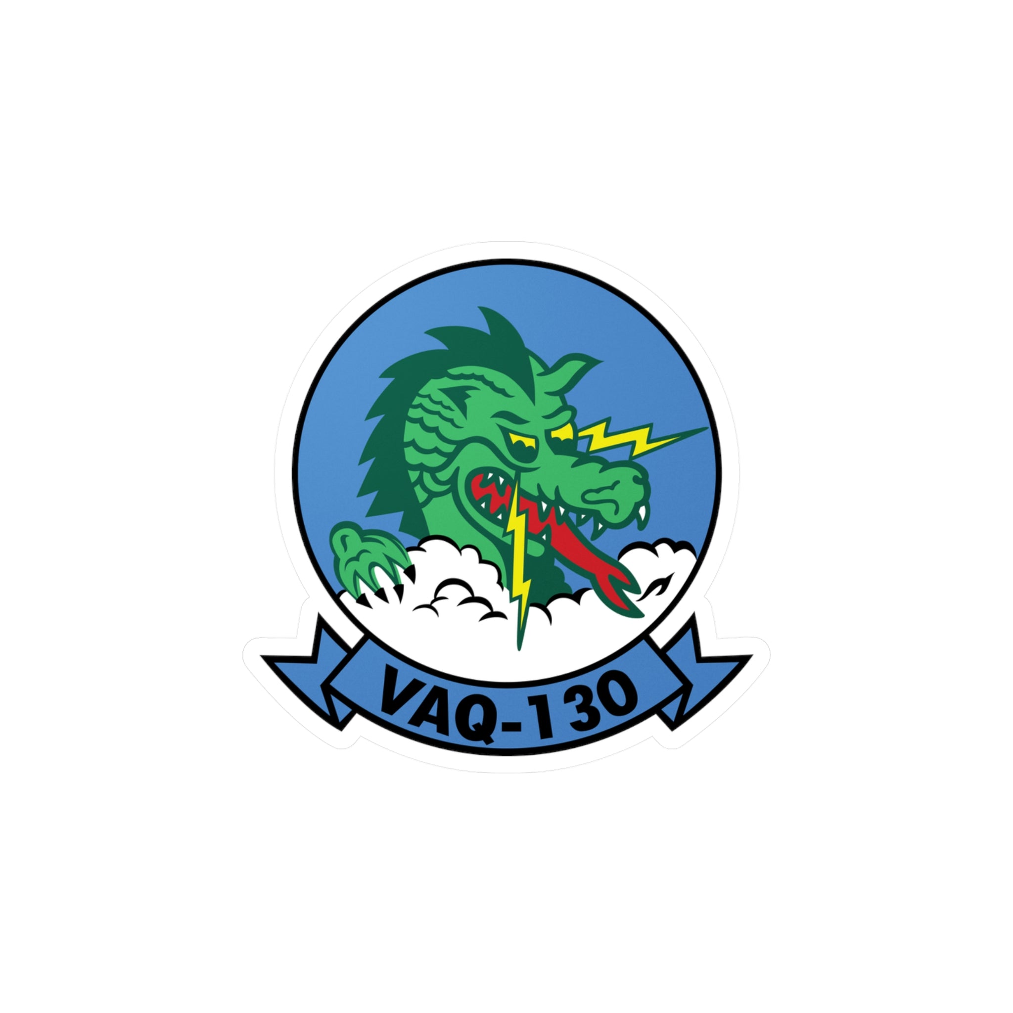 Kiss-Cut Vinyl Decal - Navy - Electronic Attack Squadron 130 (VAQ-130) wo txt