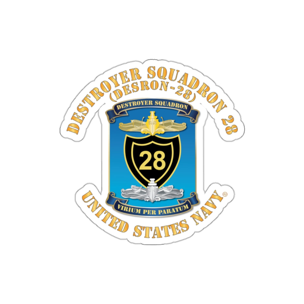 Die-Cut Vinyl Sticker - Navy - Destroyer Squadron 23 (DESRON-23)