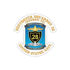 Die-Cut Vinyl Sticker - Navy - Destroyer Squadron 23 (DESRON-23)