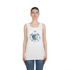 Unisex Heavy Cotton Tank Top - Navy - Destroyer Squadron 23 (DESRON-23) wo Txt