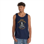 Unisex Heavy Cotton Tank Top - Navy - Strike Fighter Squadron 103 (VFA-103)