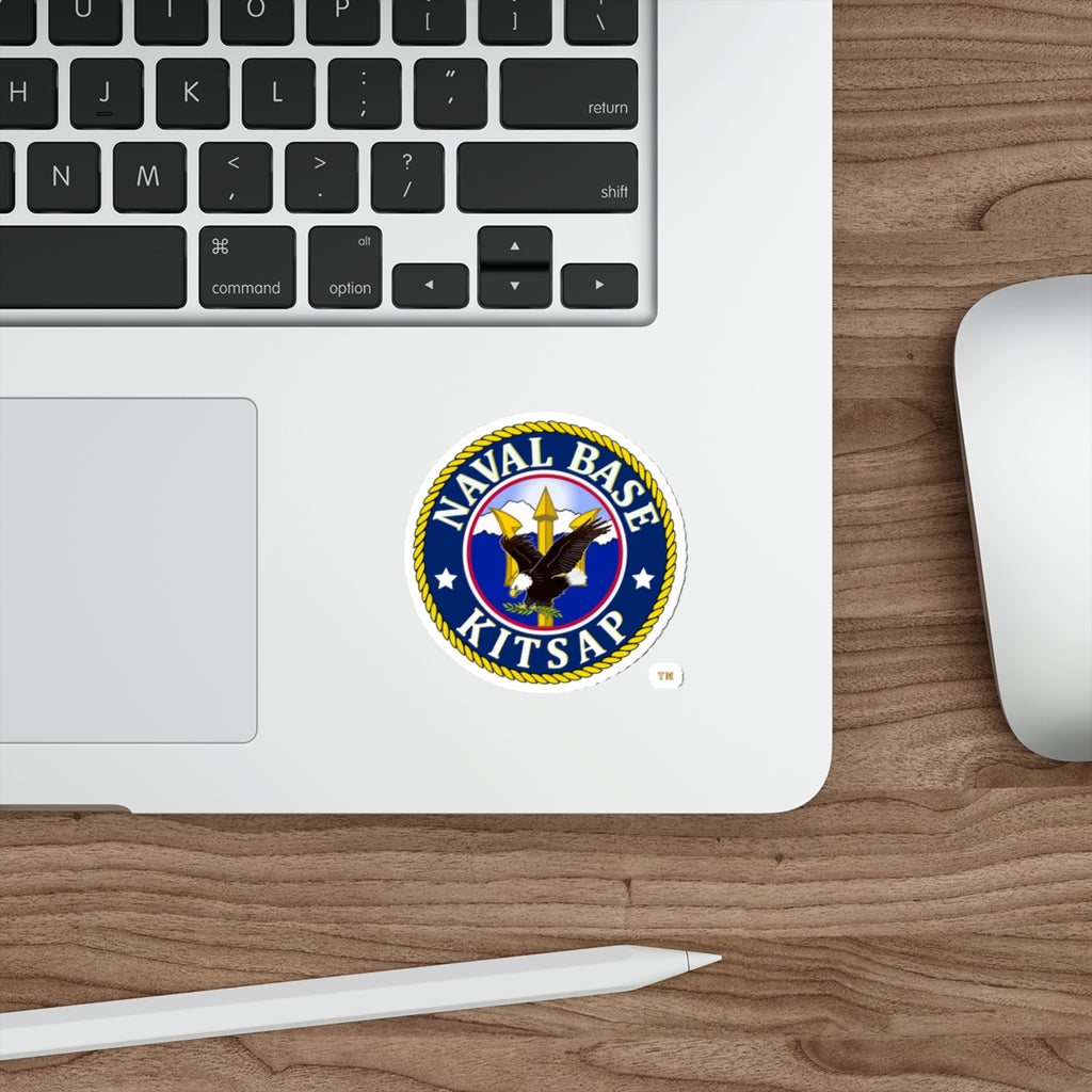 Die-Cut Vinyl Sticker - Navy - Naval Base Kitsap wo txt