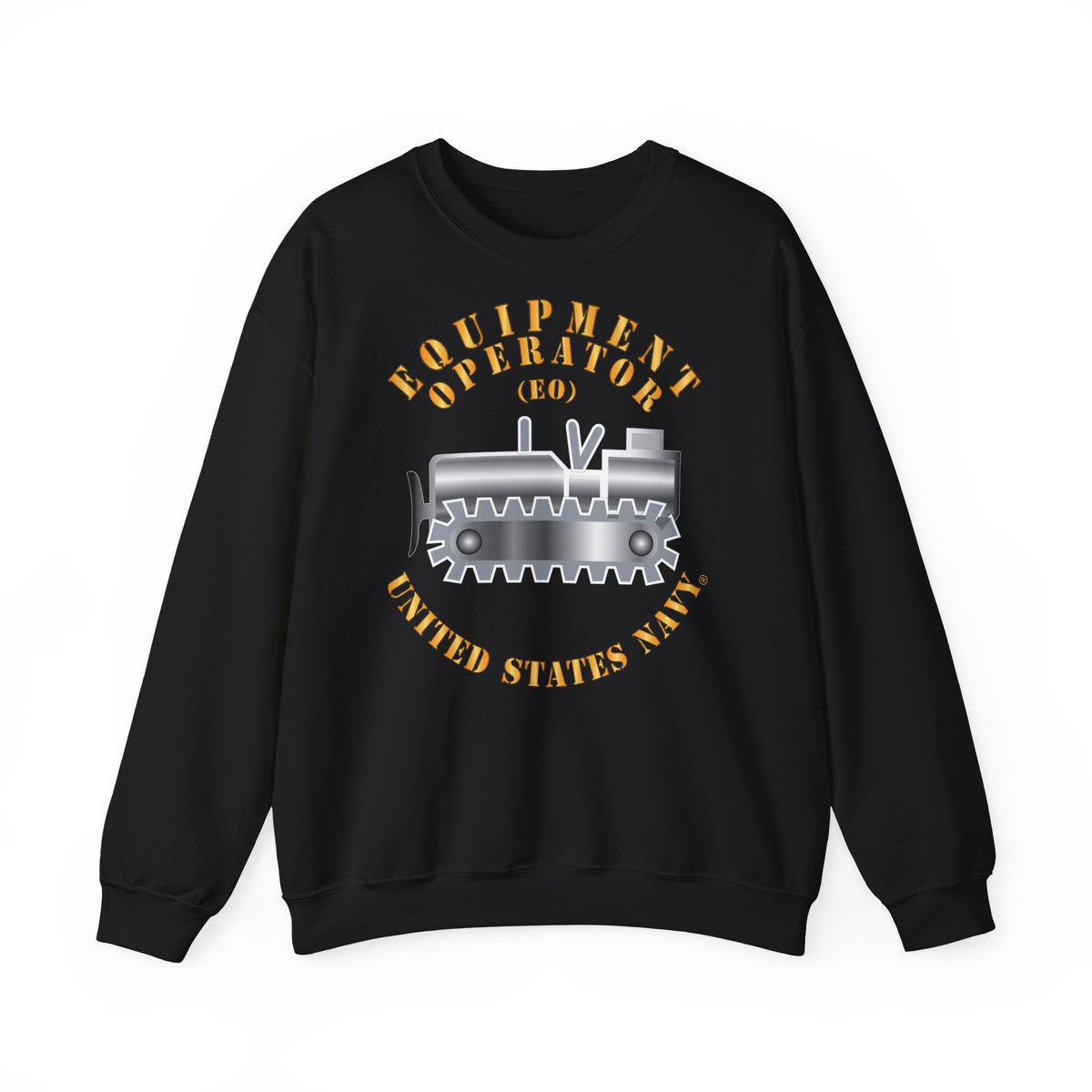 Unisex Heavy Blend™ Crewneck Sweatshirt - Navy - Rate - Equipment Operator (EO)
