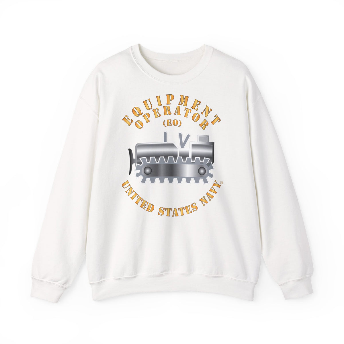 Unisex Heavy Blend™ Crewneck Sweatshirt - Navy - Rate - Equipment Operator (EO)
