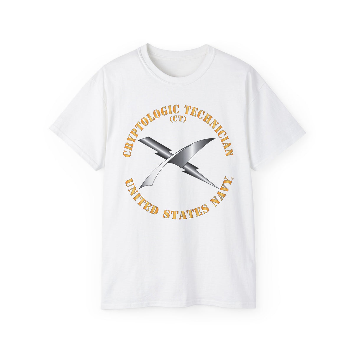 Unisex Ultra Cotton T-Shirt - Navy - Rate - Cryptologic Technician (CT)