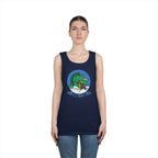 Unisex Heavy Cotton Tank Top - Navy - Electronic Attack Squadron 130 (VAQ-130) wo txt